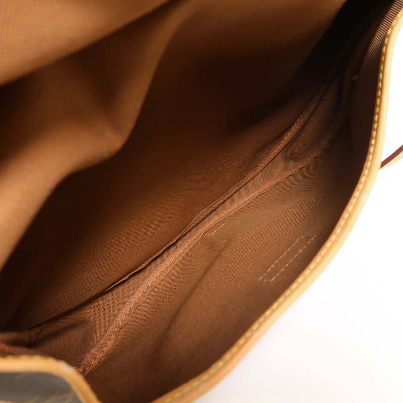 LOUIS VUITTON Monogram Saumur 30金扣肩背袋-5