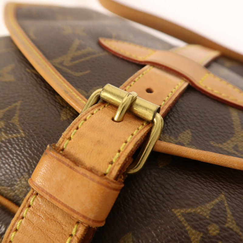 LOUIS VUITTON Monogram Saumur 30金扣肩背袋-16