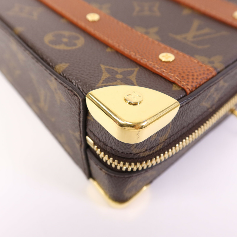 LOUIS VUITTON Monogram LV x NBA Handle Soft Trunk金扣手挽肩背兩用袋-9