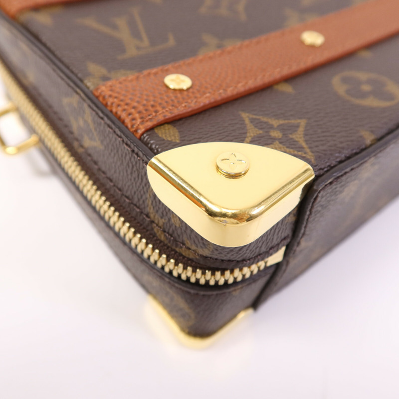LOUIS VUITTON Monogram LV x NBA Handle Soft Trunk金扣手挽肩背兩用袋-10
