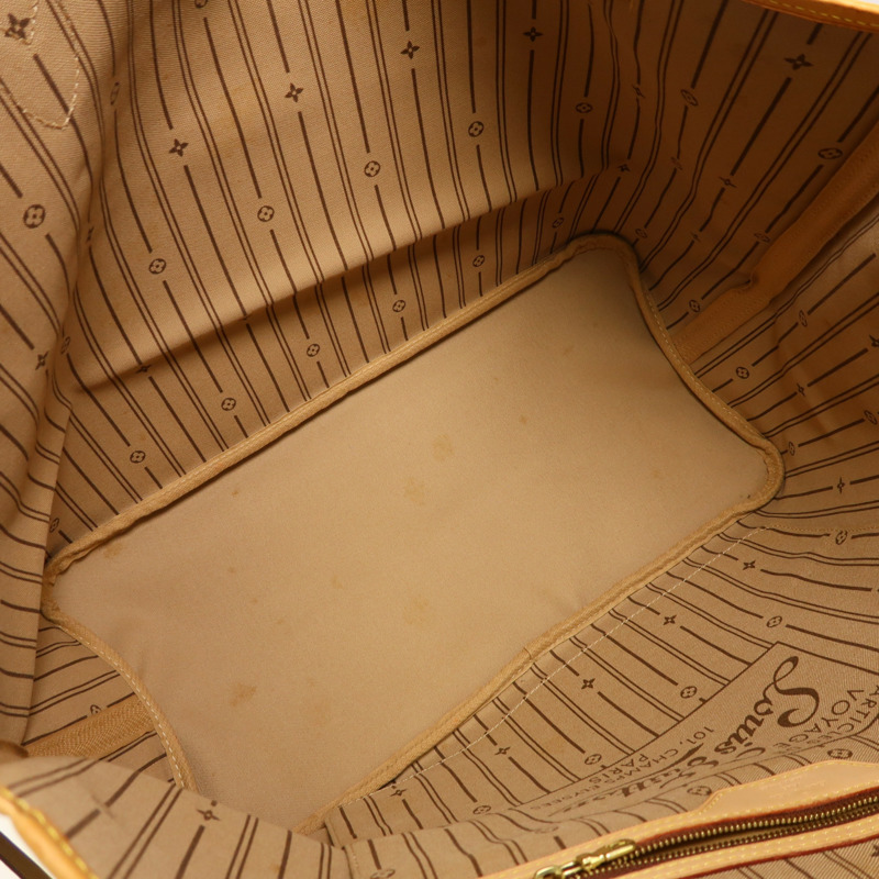 LOUIS VUITTON Monogram Neverfull GM金扣手挽袋-4