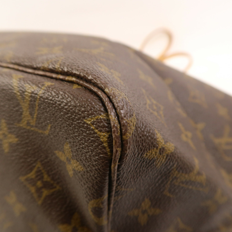 LOUIS VUITTON Monogram Neverfull GM金扣手挽袋-9