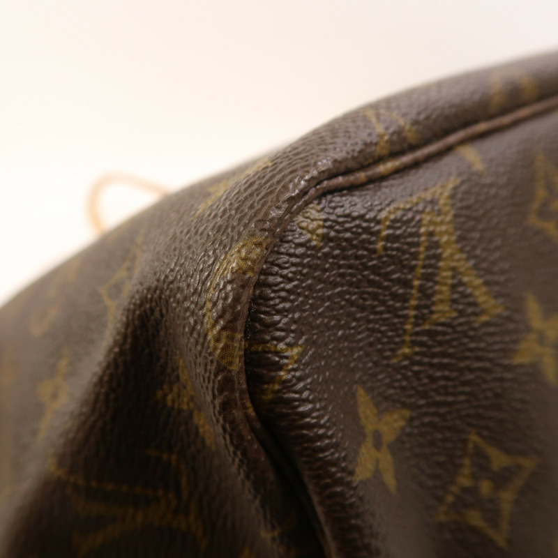 LOUIS VUITTON Monogram Neverfull GM金扣手挽袋-12