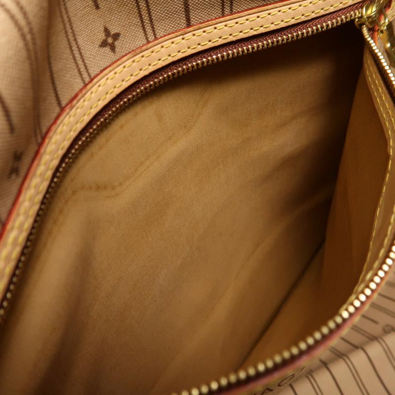 LOUIS VUITTON Monogram Neverfull GM金扣手挽袋-15