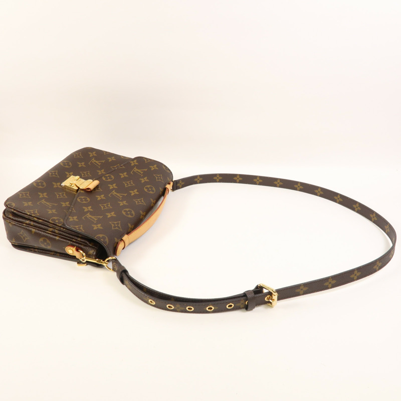 LOUIS VUITTON Monogram Pochette Metis MM金扣手挽肩背兩用袋-7