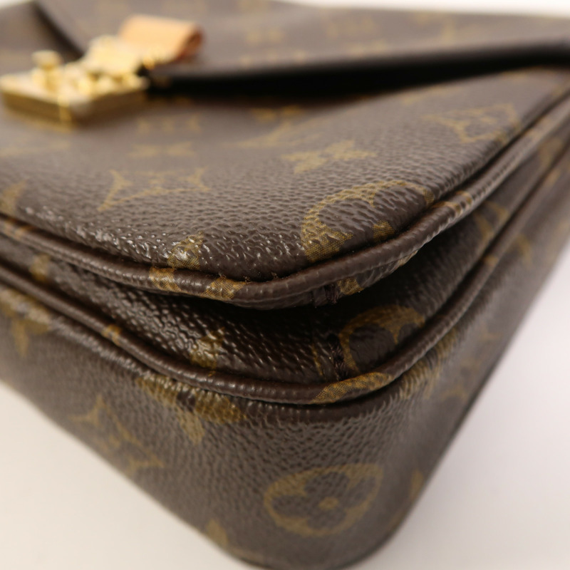 LOUIS VUITTON Monogram Pochette Metis MM金扣手挽肩背兩用袋-9