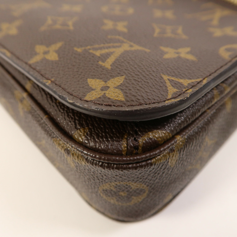 LOUIS VUITTON Monogram Pochette Metis MM金扣手挽肩背兩用袋-11