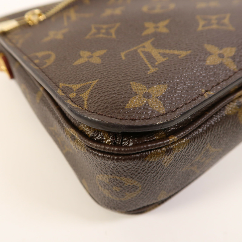LOUIS VUITTON Monogram Pochette Metis MM金扣手挽肩背兩用袋-12