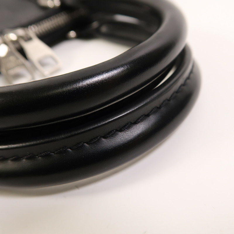 LOUIS VUITTON Damier Graphite Porte Document Jour Business Bag銀扣手挽袋-13