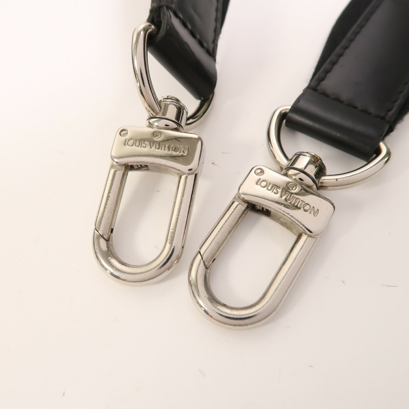 LOUIS VUITTON Damier Graphite Porte Document Jour Business Bag銀扣手挽袋-15