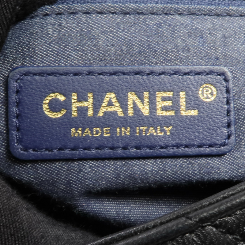 CHANEL 羊皮皮革2 Way Shoulder金扣手挽肩背兩用袋-5