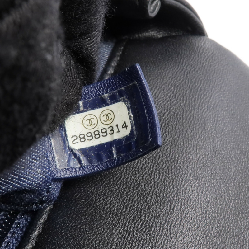 CHANEL 羊皮皮革2 Way Shoulder金扣手挽肩背兩用袋-6