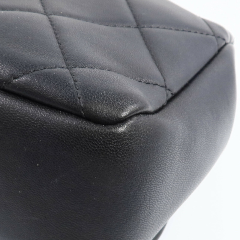 CHANEL 羊皮皮革2 Way Shoulder金扣手挽肩背兩用袋-12