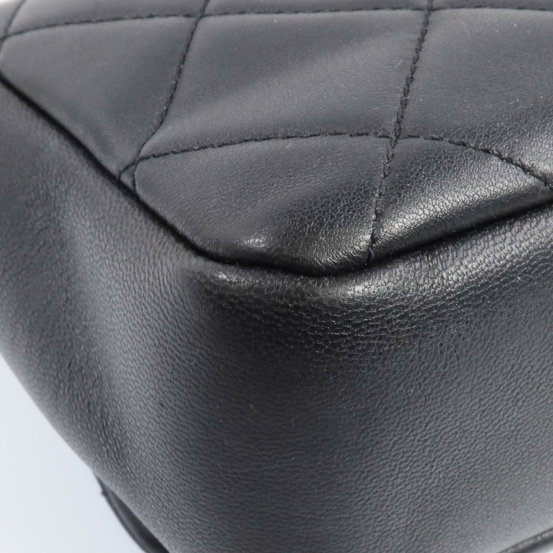 CHANEL 羊皮皮革2 Way Shoulder金扣手挽肩背兩用袋-13