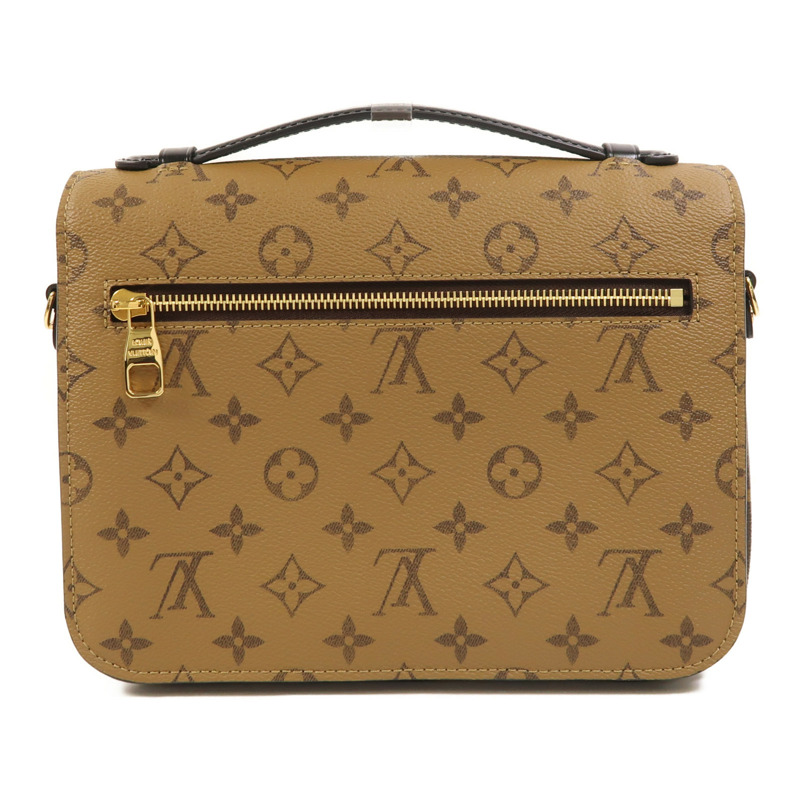 LOUIS VUITTON Monogram Reverse Pochette Metis金扣手挽肩背兩用袋-1