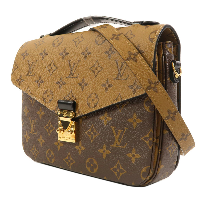 LOUIS VUITTON Monogram Reverse Pochette Metis金扣手挽肩背兩用袋-2