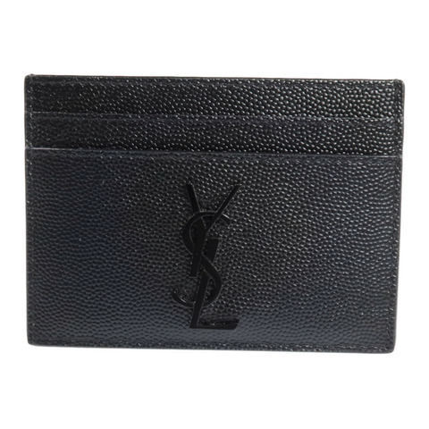 YVES SAINT LAURENT 牛皮皮革Card Case卡片套
