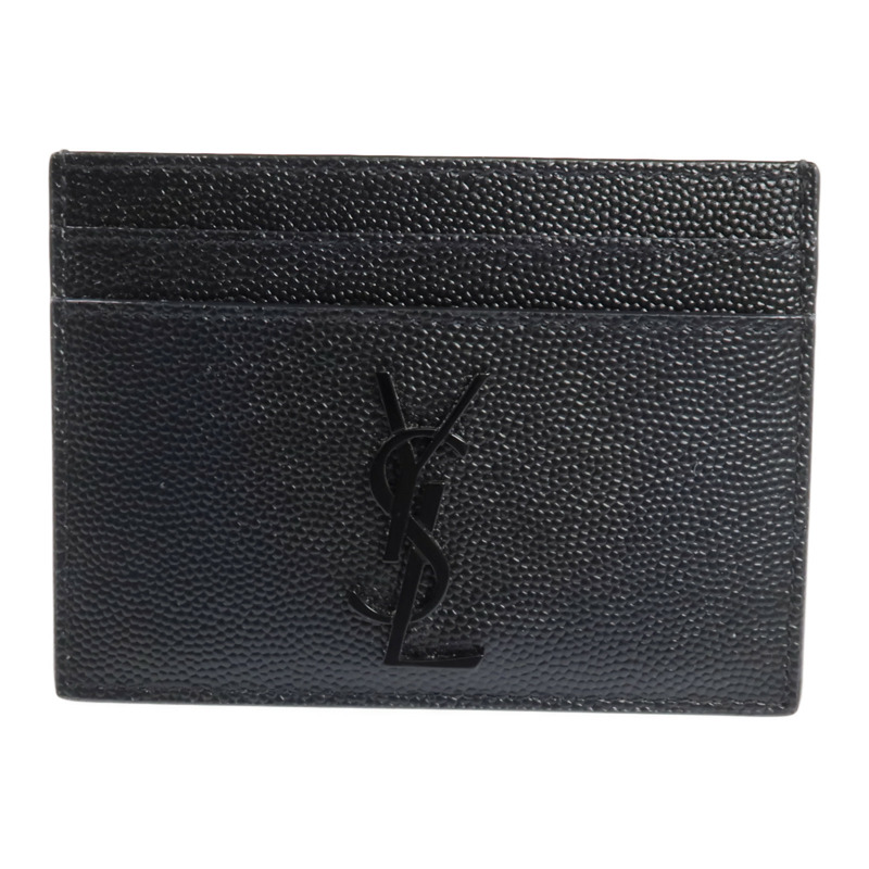 YVES SAINT LAURENT 牛皮皮革Card Case卡片套-0