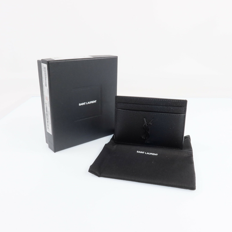 YVES SAINT LAURENT 牛皮皮革Card Case卡片套-9