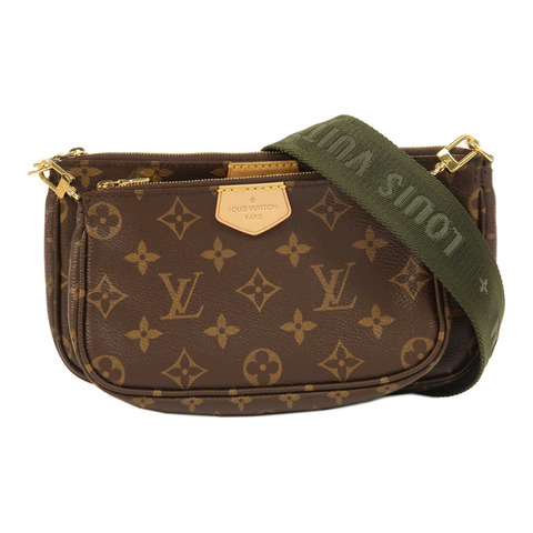 LOUIS VUITTON Monogram Multi Pochette Accessoires金扣肩背袋