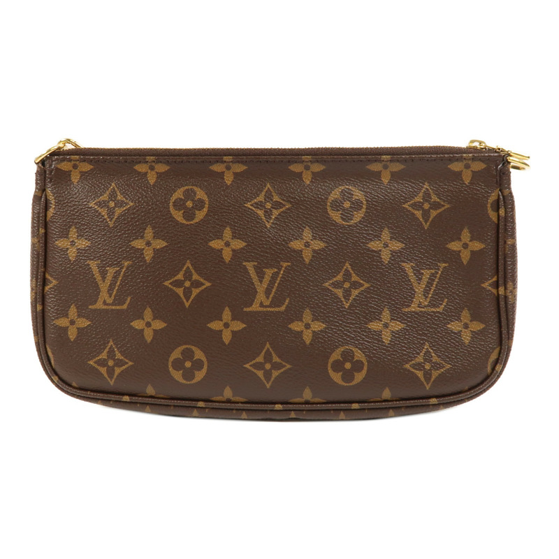 LOUIS VUITTON Monogram Multi Pochette Accessoires金扣肩背袋-1