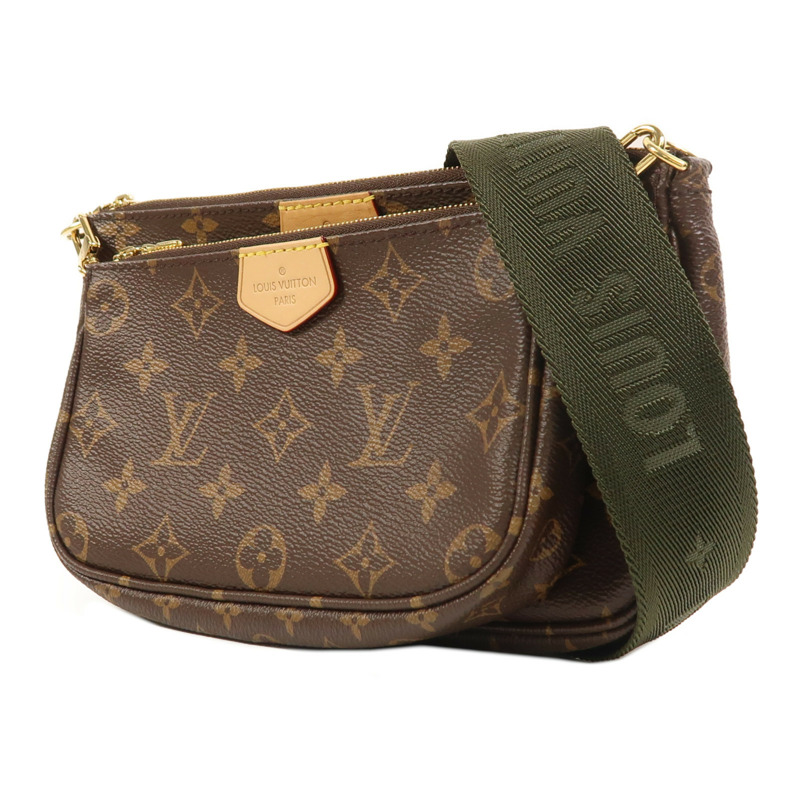 LOUIS VUITTON Monogram Multi Pochette Accessoires金扣肩背袋-2