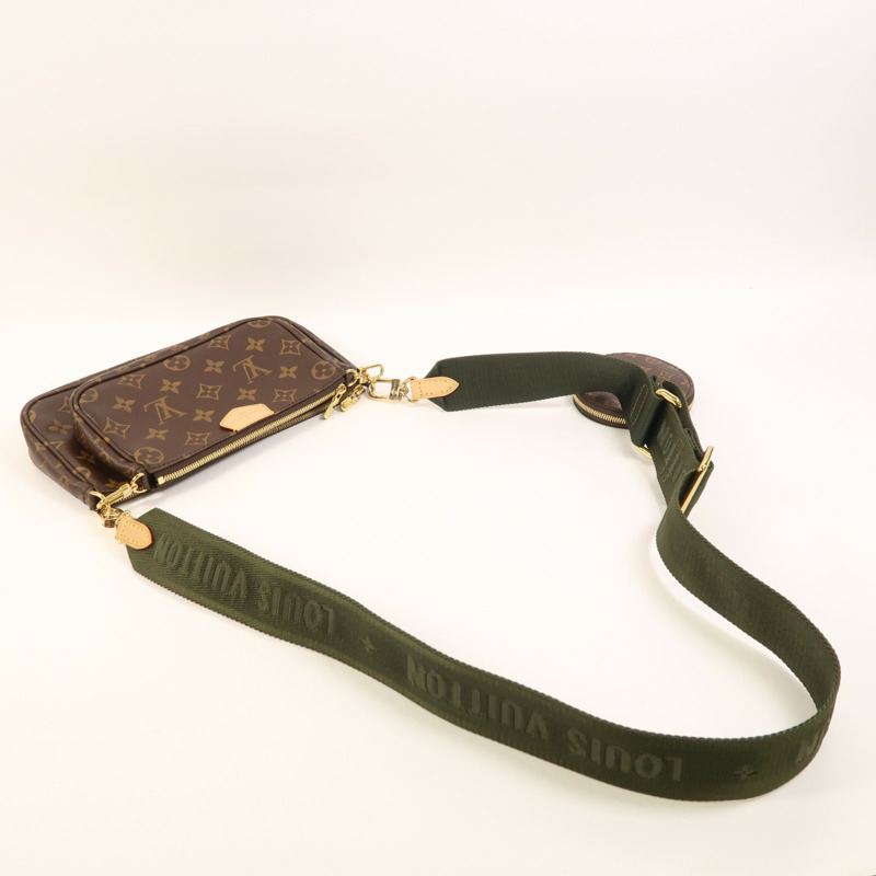 LOUIS VUITTON Monogram Multi Pochette Accessoires金扣肩背袋-7