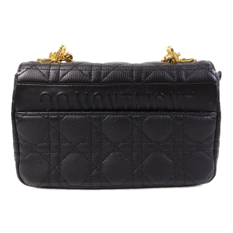 Dior 牛皮皮革Small Caro Bag金扣鏈帶肩背袋-1