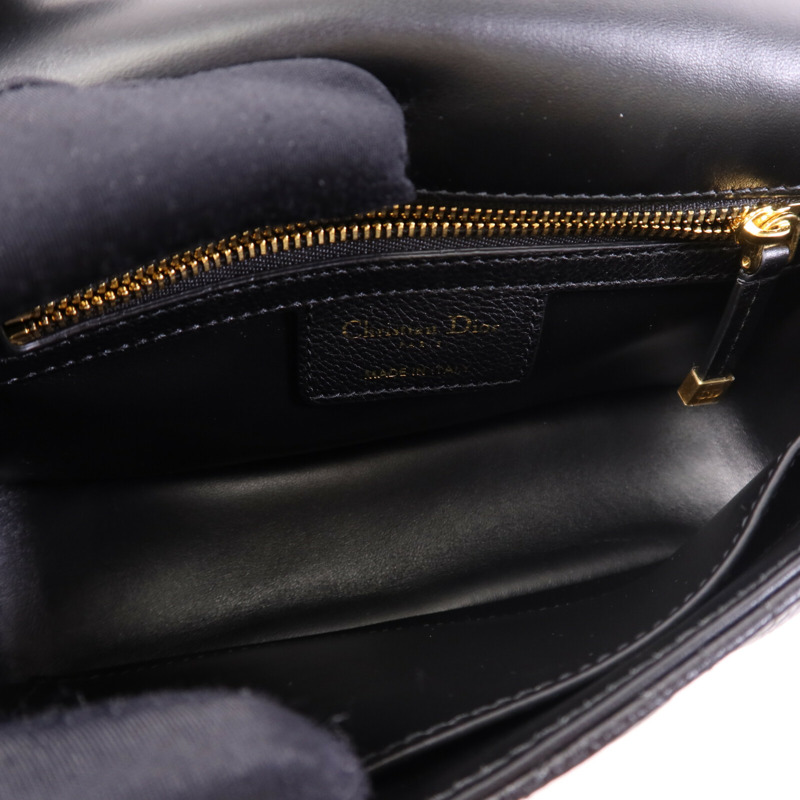 Dior 牛皮皮革Small Caro Bag金扣鏈帶肩背袋-4