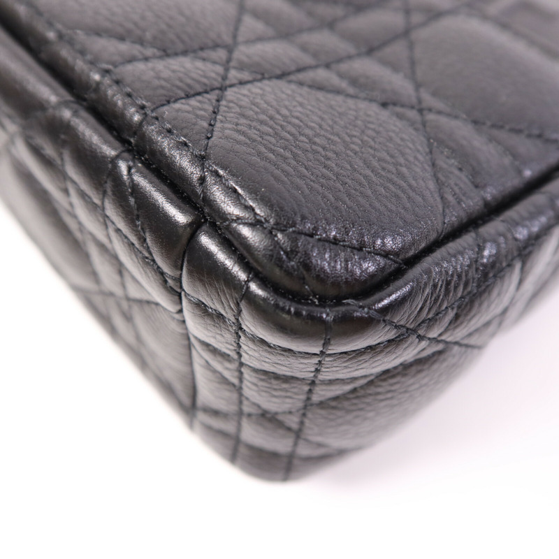 Dior 牛皮皮革Small Caro Bag金扣鏈帶肩背袋-12