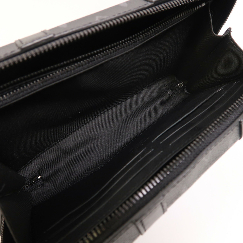 LOUIS VUITTON Monogram Eclipse Soft Trunk Wallet肩背袋-4