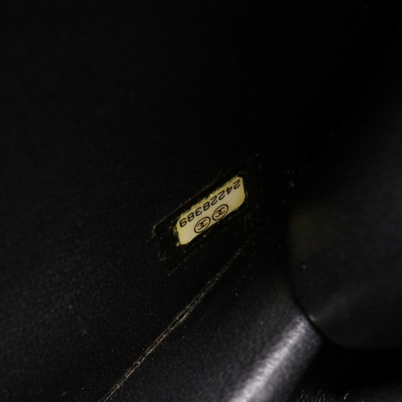 CHANEL 牛皮皮革Chain Shoulder Bag金扣鏈帶肩背袋-7