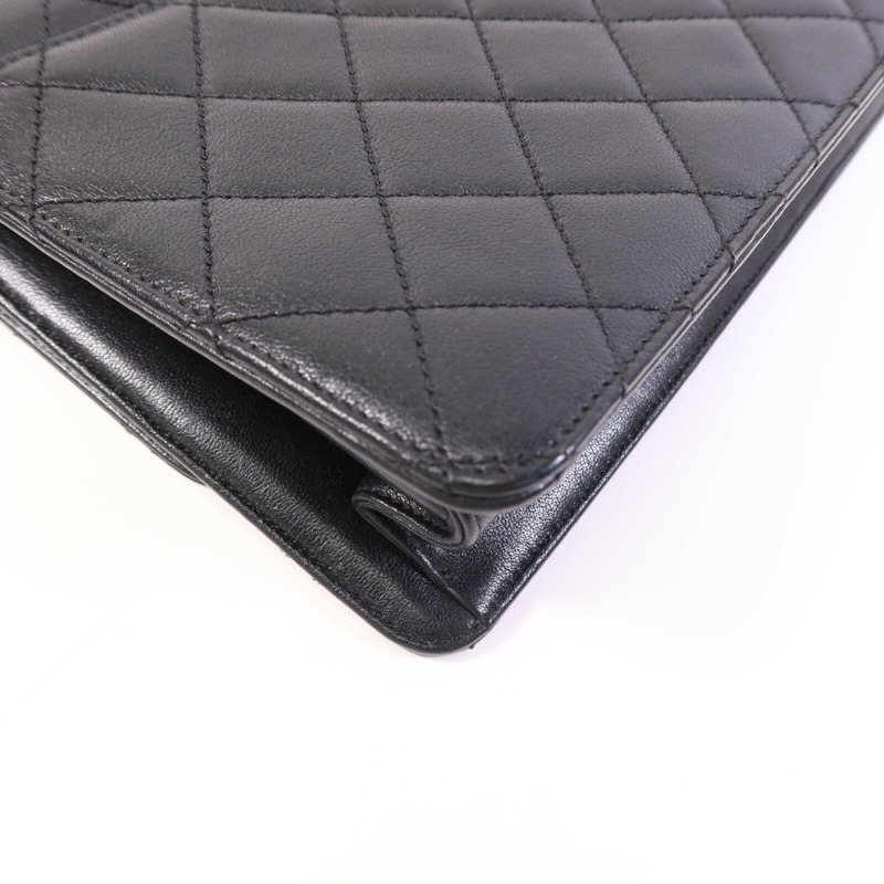 CHANEL 牛皮皮革Chain Shoulder Bag金扣鏈帶肩背袋-13