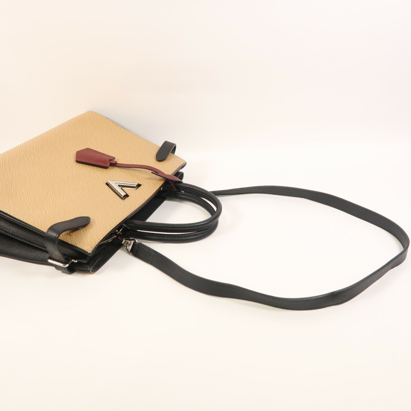 LOUIS VUITTON Epi Twist Tote銀扣手挽肩背兩用袋-7