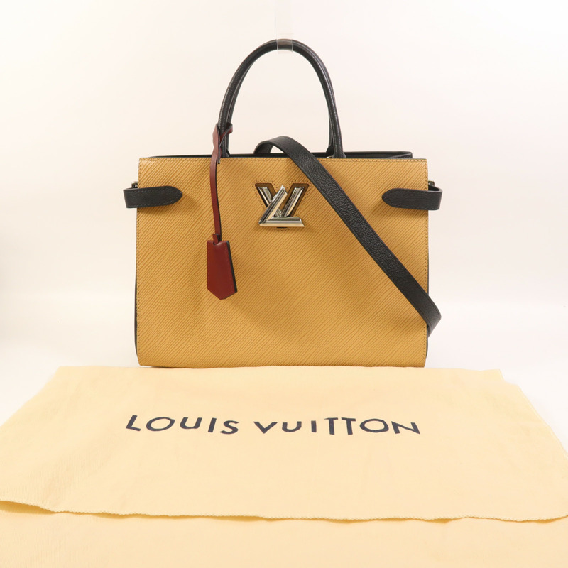 LOUIS VUITTON Epi Twist Tote銀扣手挽肩背兩用袋-8