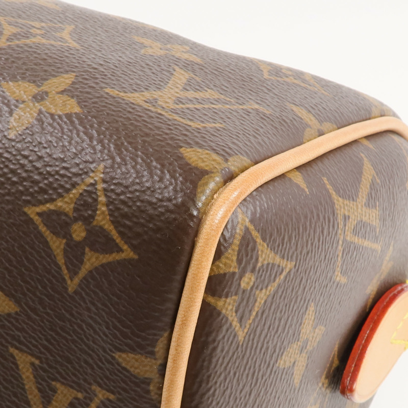 LOUIS VUITTON Monogram Speedy Bandouliere 20金扣手挽肩背兩用袋-10