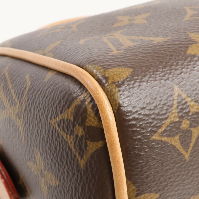 LOUIS VUITTON Monogram Speedy Bandouliere 20金扣手挽肩背兩用袋-13
