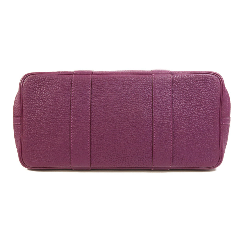 HERMES Negonda皮革GardenParty PM銀扣手挽袋Anemone-3