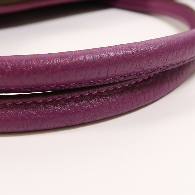 HERMES Negonda皮革GardenParty PM銀扣手挽袋Anemone-12