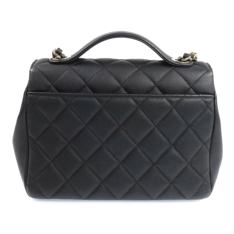 CHANEL 牛皮皮革Business Affinity Medium金扣手挽肩背兩用袋-2