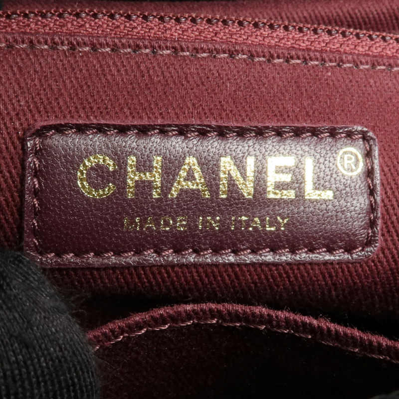 CHANEL 牛皮皮革Business Affinity Medium金扣手挽肩背兩用袋-5