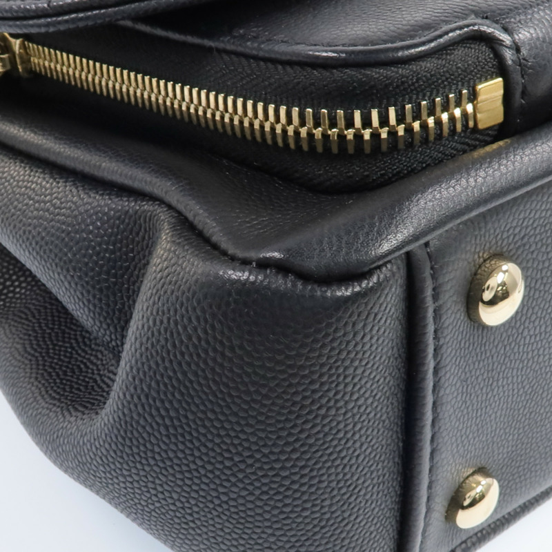 CHANEL 牛皮皮革Business Affinity Medium金扣手挽肩背兩用袋-11