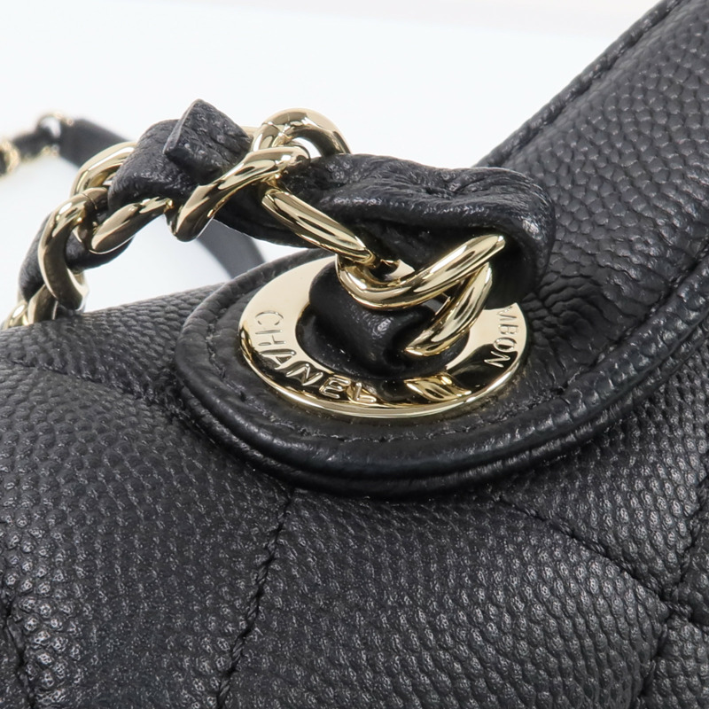 CHANEL 牛皮皮革Business Affinity Medium金扣手挽肩背兩用袋-15