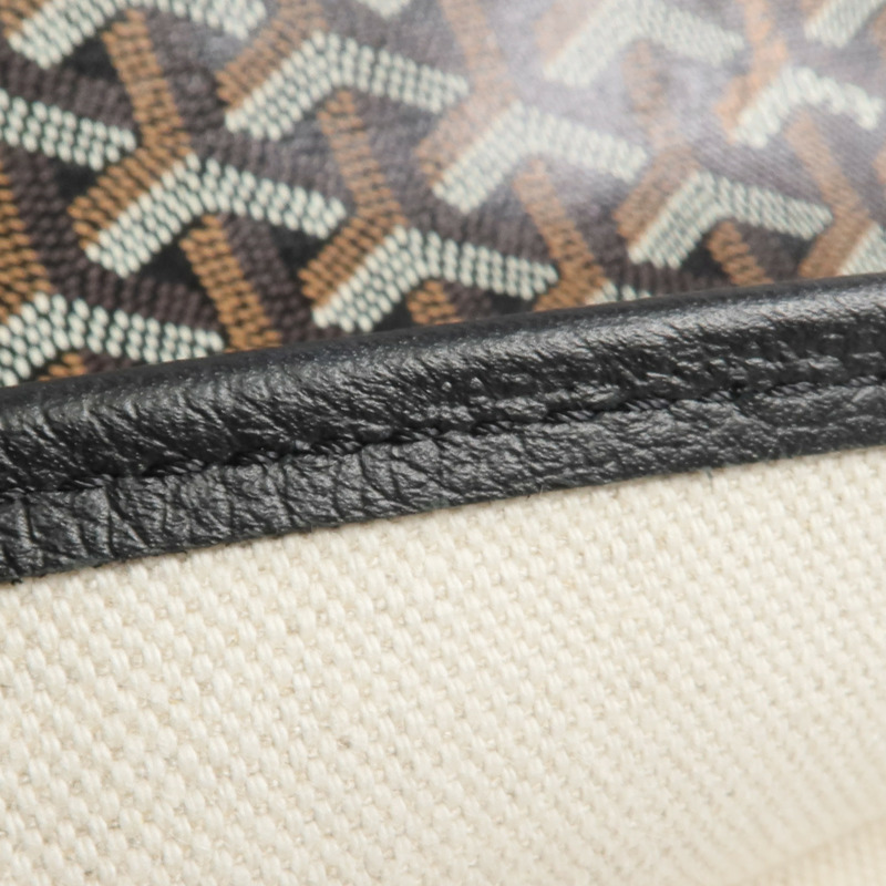 GOYARD 塗層帆布Chien Gris Bag銀扣肩背袋/手挽袋-7