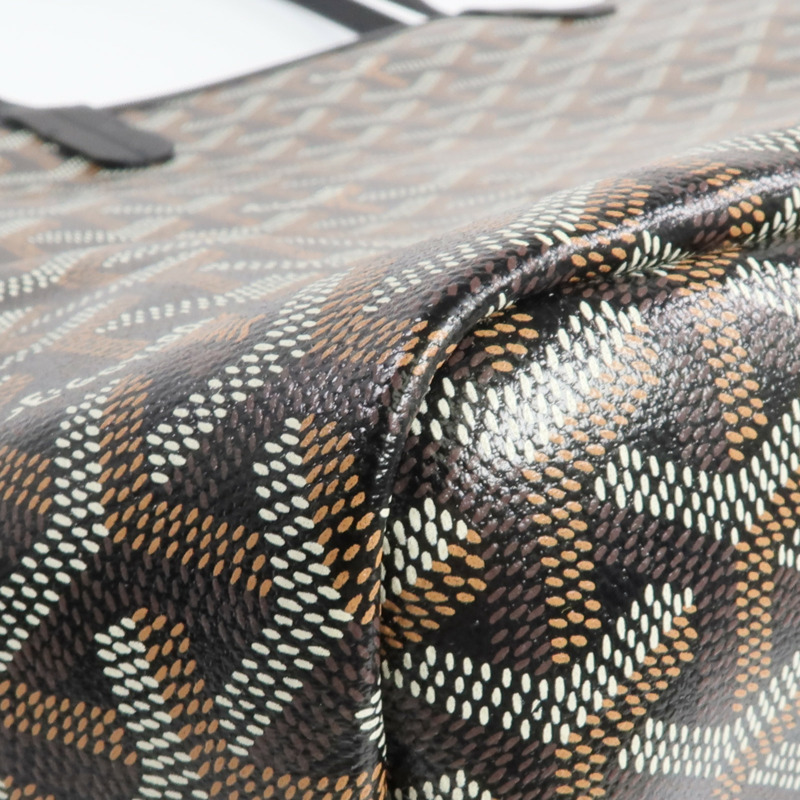 GOYARD 塗層帆布Chien Gris Bag銀扣肩背袋/手挽袋-13