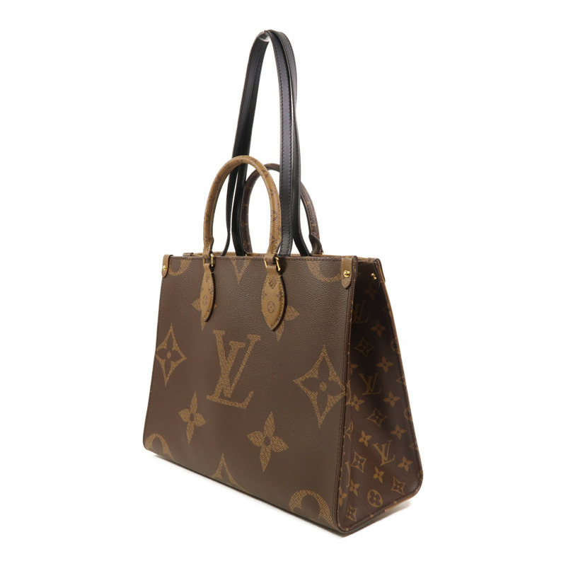 LOUIS VUITTON Monogram Reverse OnTheGo MM金扣手挽肩背兩用袋-2