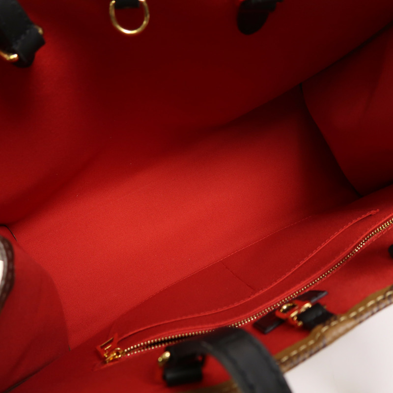 LOUIS VUITTON Monogram Reverse OnTheGo MM金扣手挽肩背兩用袋-4