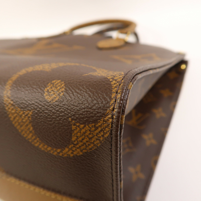 LOUIS VUITTON Monogram Reverse OnTheGo MM金扣手挽肩背兩用袋-8