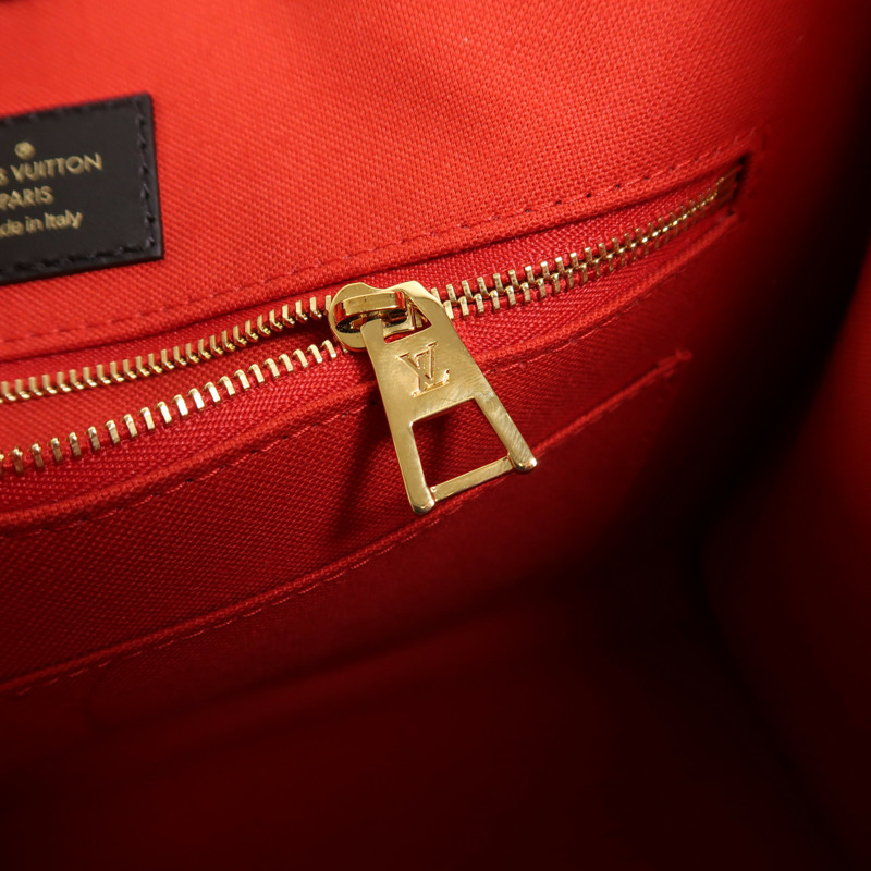 LOUIS VUITTON Monogram Reverse OnTheGo MM金扣手挽肩背兩用袋-14