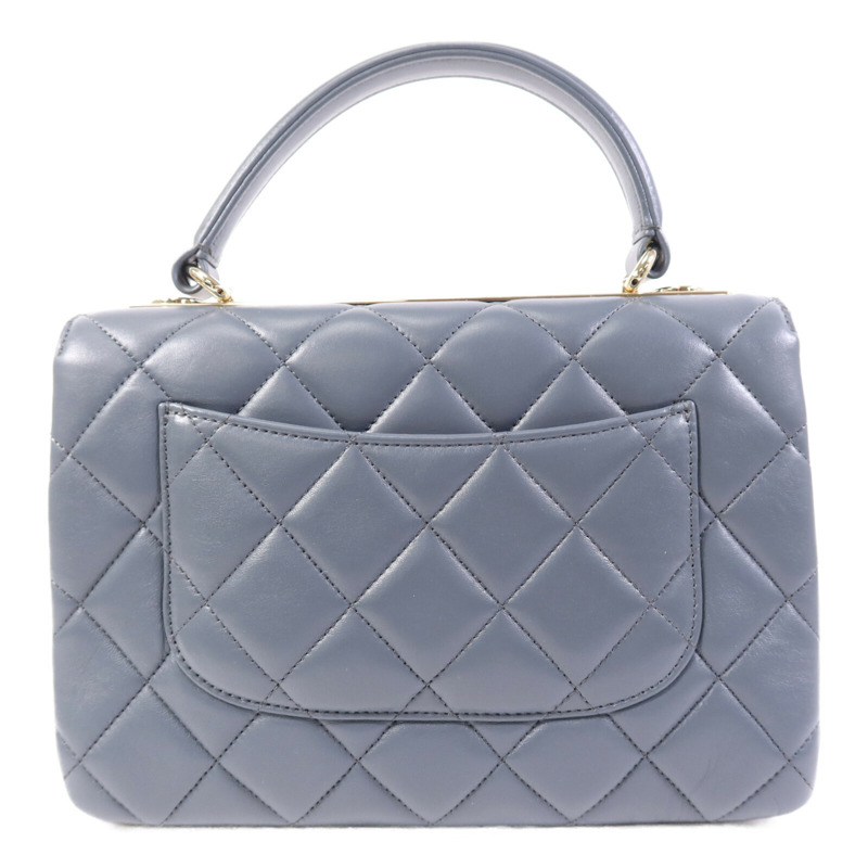 CHANEL 羊皮皮革Trendy CC金扣手挽肩背兩用袋-1